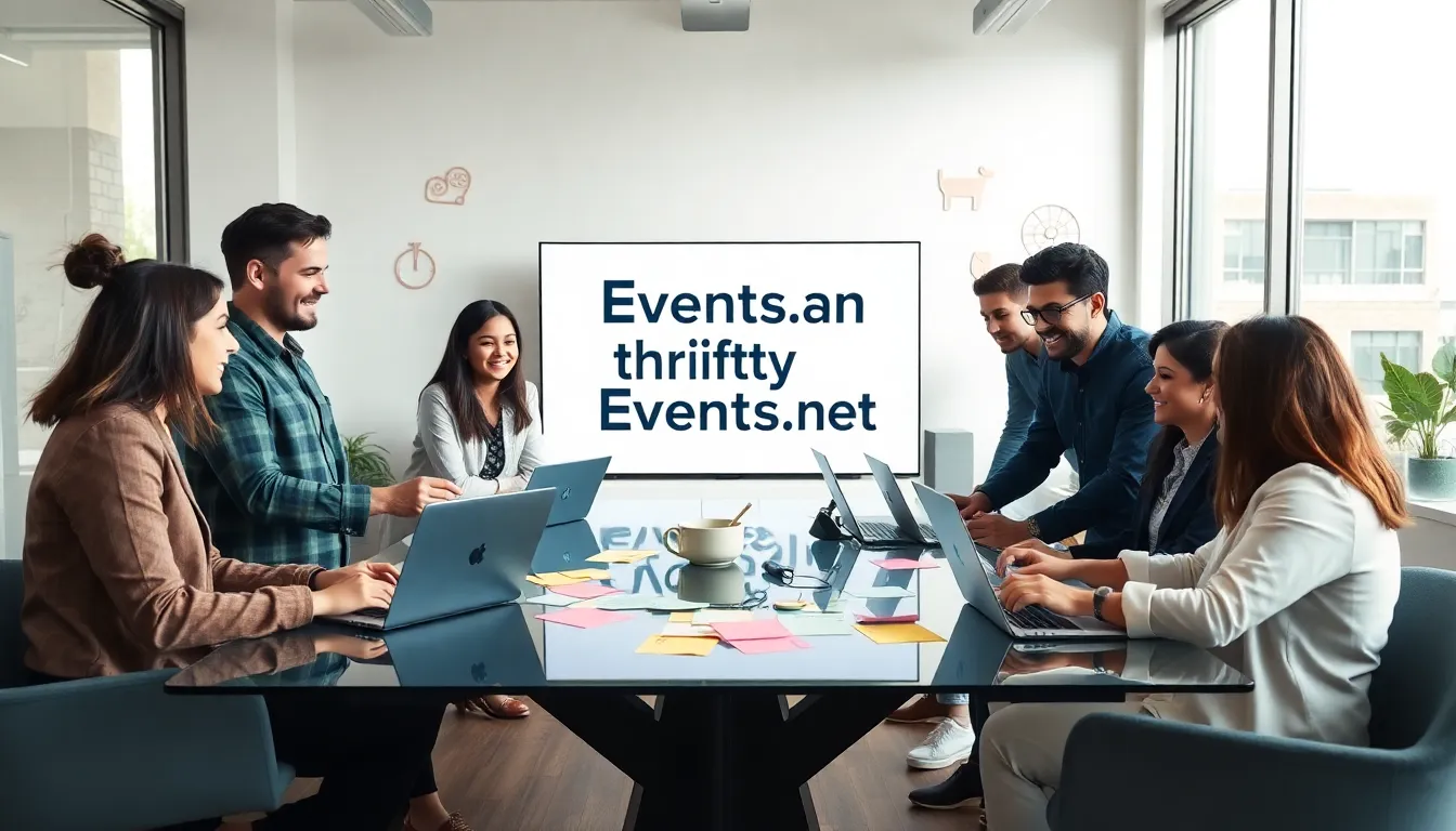 diverse team brainstorming about affordable community events.