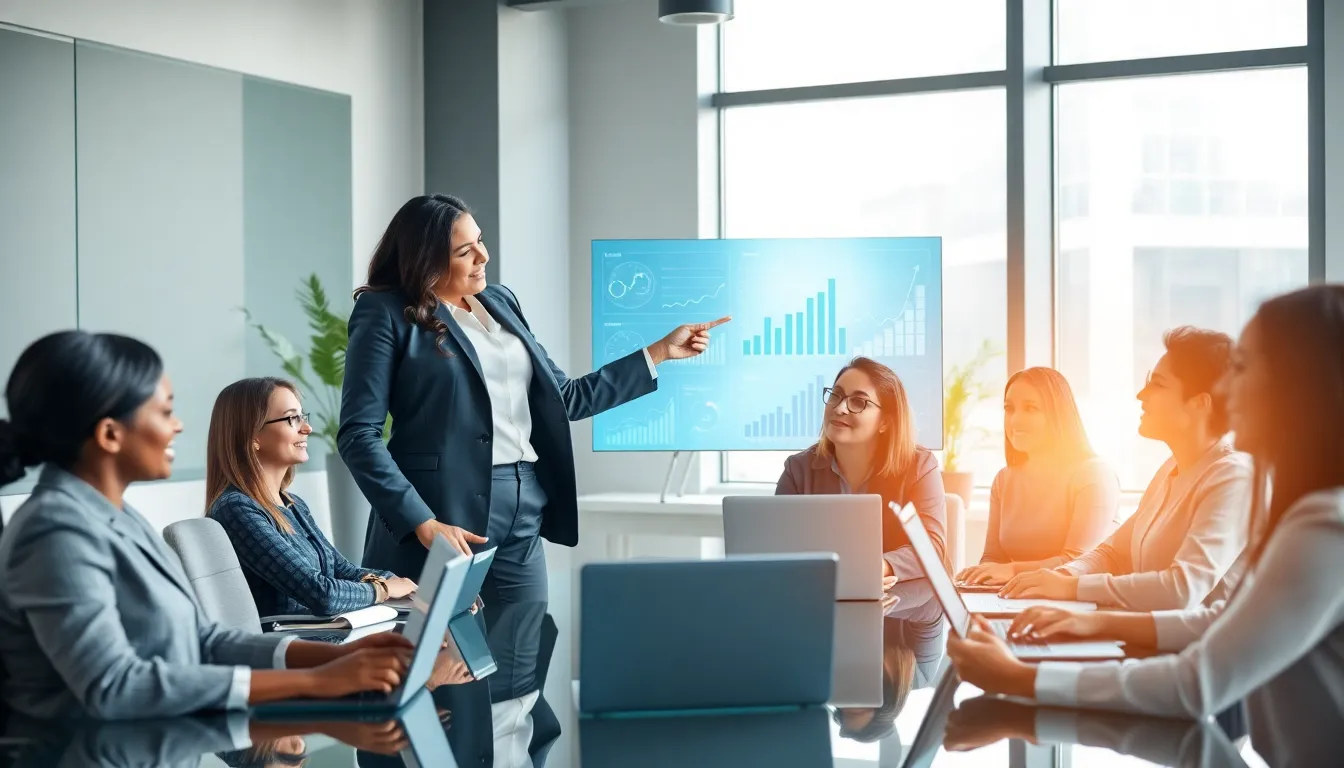 diverse professionals collaborating in a modern office on energy solutions.